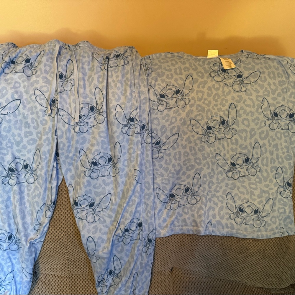 Disney Blue Stitch Pajama Set